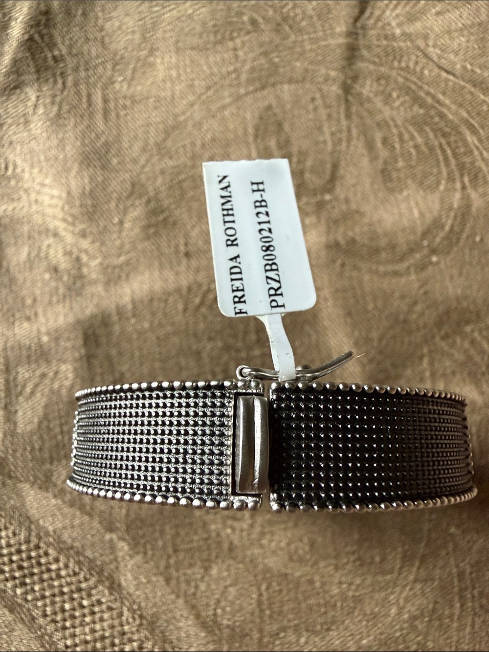 Frieda Rothman HONOR Studded Black and Silver Bracelet - Picture 2 of 8